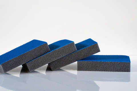 Spons HACCP 4 stuks | Blauw