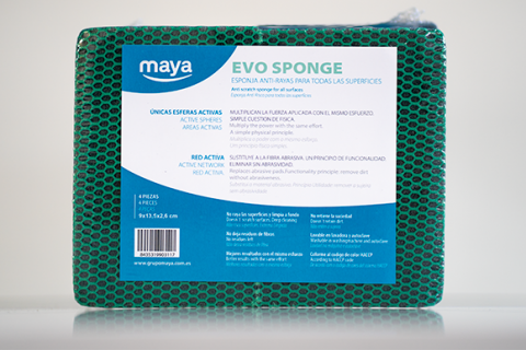 Spons HACCP 4 stuks | Groen