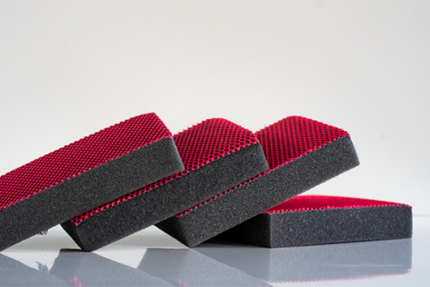 Spons HACCP 4 stuks | Rood