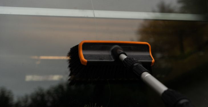 telescoopsteel met waterdoorvoer	