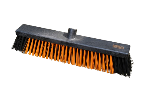 OB Straatbezem hard 45 cm Oranje 