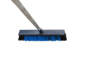 OB Straatbezem blauw + steel 150 cm 