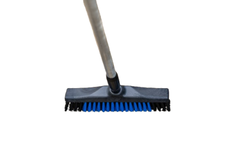 OB Schrobber 30 cm blauw + steel 150 cm 