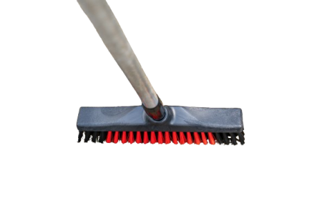 OB Schrobber 30 cm rood + steel 150 cm 